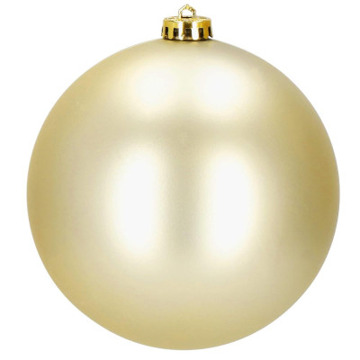 Vianočné banky XXL svetlo zlaté mix - 15cm, sada 2ks