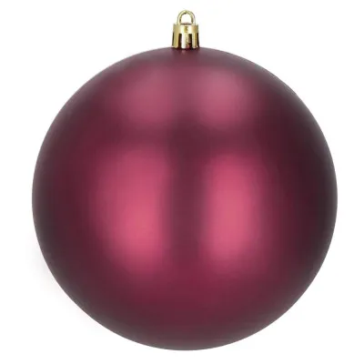 Vianočné banky vínovej gule mix - 10cm, sada 6ks