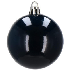 Vianočné banky modro-strieborné mix - 4/5/6cm, sada 30ks