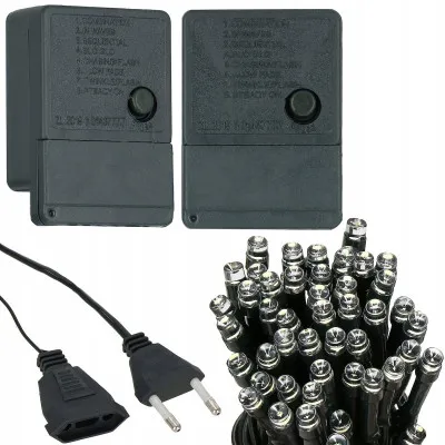 LED svetelná reťaz - 27,5m, 400LED, 8 funkcií, multicolor