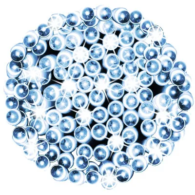 LED svetelná reťaz - 27,5m, 400LED, 8 funkcií, studená biela