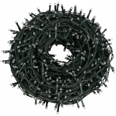 LED svetelná reťaz - 34,5m, 500LED, 8 funkcií, teplá biela