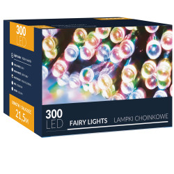 LED svetelná reťaz - 22,5m, 300LED, 8 funkcií, multicolor