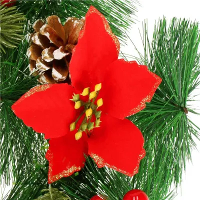 Adventný veniec s ozdobami 30cm, vianočné dekorácie