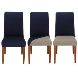 Poťah na stoličku elastický SPRINGOS HA5244 námornícka modrá