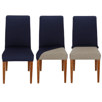 Poťah na stoličku elastický SPRINGOS HA5244 námornícka modrá