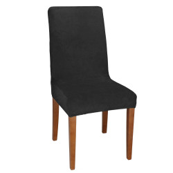 Poťah na stoličku elastický SPRINGOS HA5264 čierny