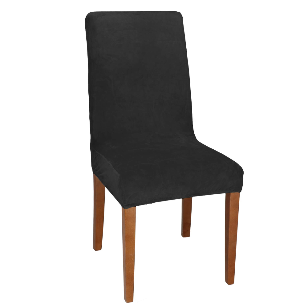 Poťah na stoličku elastický SPRINGOS HA5264 čierny