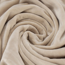 Poťah na stoličku elastický SPRINGOS HA5240 svetlo béžový zamat