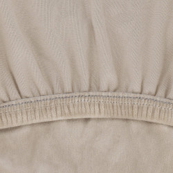 Poťah na stoličku elastický SPRINGOS HA5240 svetlo béžový zamat