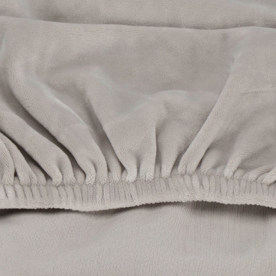 Poťah na stoličku elastický SPRINGOS HA5241 sivý zamat