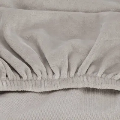 Poťah na stoličku elastický SPRINGOS HA5241 sivý zamat