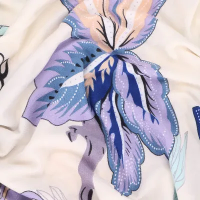 Poťah na stoličku elastický SPRINGOS HA5269 orientálne kvety