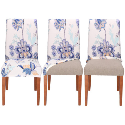 Poťah na stoličku elastický SPRINGOS HA5269 orientálne kvety