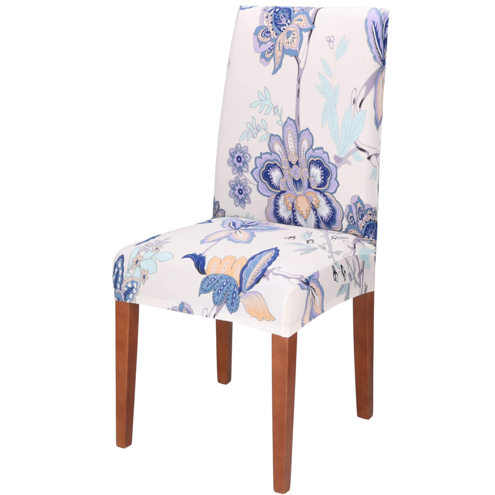 Poťah na stoličku elastický SPRINGOS HA5269 orientálne kvety