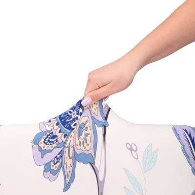 Poťah na stoličku elastický SPRINGOS HA5269 orientálne kvety