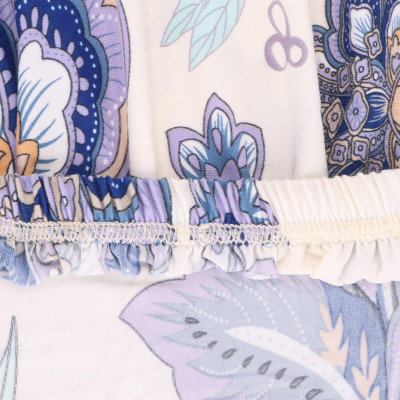 Poťah na stoličku elastický SPRINGOS HA5269 orientálne kvety