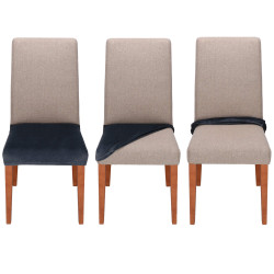 Poťah na sedák stoličky SPRINGOS HA5268 tmavo šedý