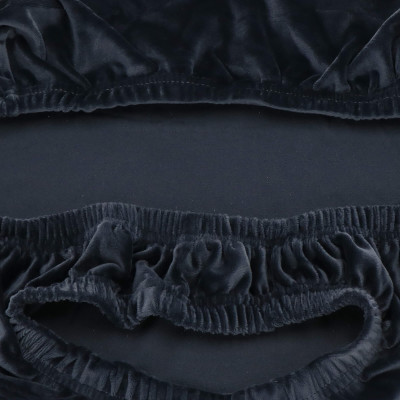 Poťah na sedák stoličky SPRINGOS HA5268 tmavo šedý