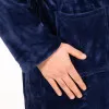 Pánsky župan M/L SPRINGOS HARMONY modrý