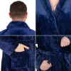 Pánsky župan M/L SPRINGOS HARMONY modrý