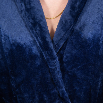 Pánsky župan L/XL SPRINGOS HARMONY modrý