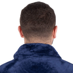 Pánsky župan L/XL SPRINGOS HARMONY modrý