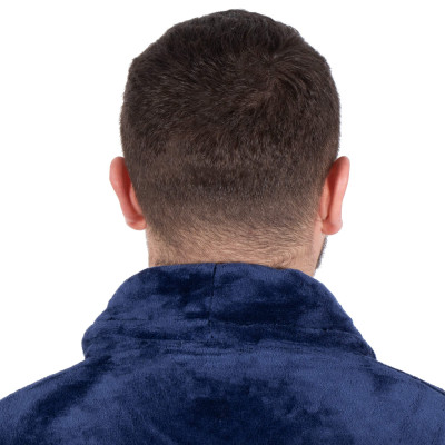 Pánsky župan L/XL SPRINGOS HARMONY modrý