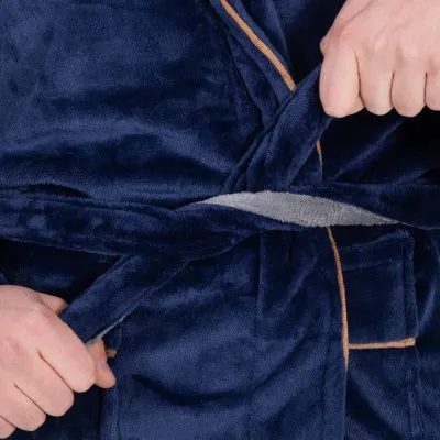 Pánsky župan L/XL SPRINGOS ROYAL modrý