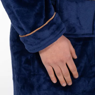 Pánsky župan L/XL SPRINGOS ROYAL modrý