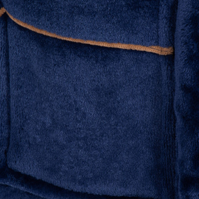 Pánský župan XXL SPRINGOS ROYAL modrý