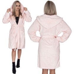 Dámsky župan S/M SPRINGOS AURA ružový