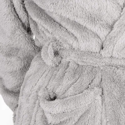 Dámsky župan L/XL SPRINGOS LUNA svetlo šedý