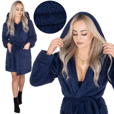 Dámsky župan L/XL SPRINGOS DREAM modrý