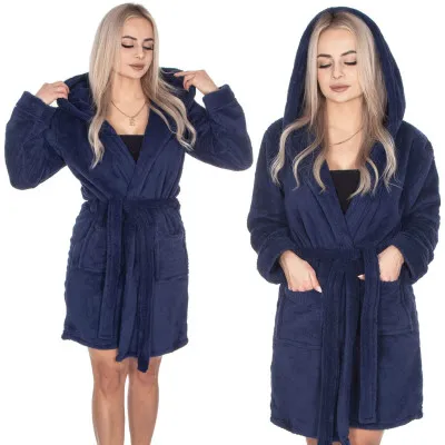 Dámsky župan L/XL SPRINGOS DREAM modrý