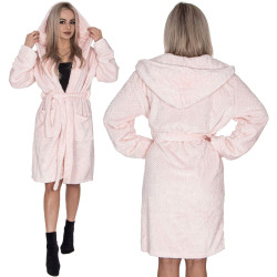 Dámsky župan L/XL SPRINGOS AURA ružový