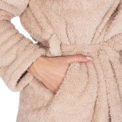 Dámsky župan s ušami S/M SPRINGOS HAMSTER béžový