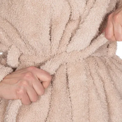 Dámsky župan s ušami L/XL SPRINGOS HAMSTER béžový