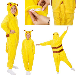 Pyžamo Pikachu veľ. 120-130 cm SPRINGOS KIGURUMI žlté