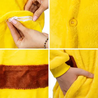 Pyžamo Pikachu veľ. 130-140 cm SPRINGOS KIGURUMI žlté