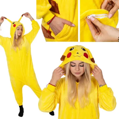 Pyžamo Pikachu veľ. S SPRINGOS KIGURUMI žltej