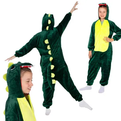 Pyžamo Krokodíl veľ. 120-130 cm SPRINGOS KIGURUMI zeleno-žlté