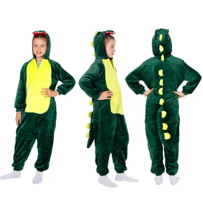 Pyžamo Krokodíl veľ. 120-130 cm SPRINGOS KIGURUMI zeleno-žlté
