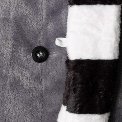 Pyžamo Lemur veľ. S SPRINGOS KIGURUMI šedo-biele