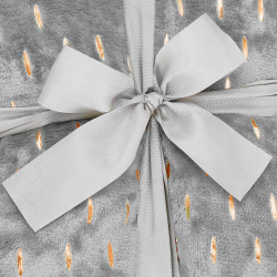 Plyšová deka 150x200 cm SPRINGOS EMBER sivá