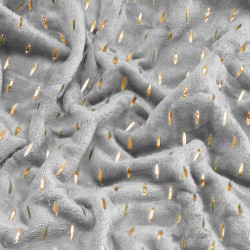 Plyšová deka 150x200 cm SPRINGOS EMBER sivá