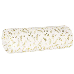 Plyšová deka 150x200 cm SPRINGOS FLORAL biela