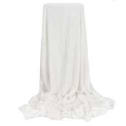 Deka so vzorom 200x220 cm SPRINGOS VESPA biela