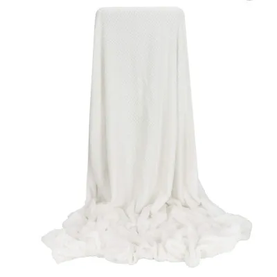 Deka so vzorom 200x220 cm SPRINGOS VESPA biela