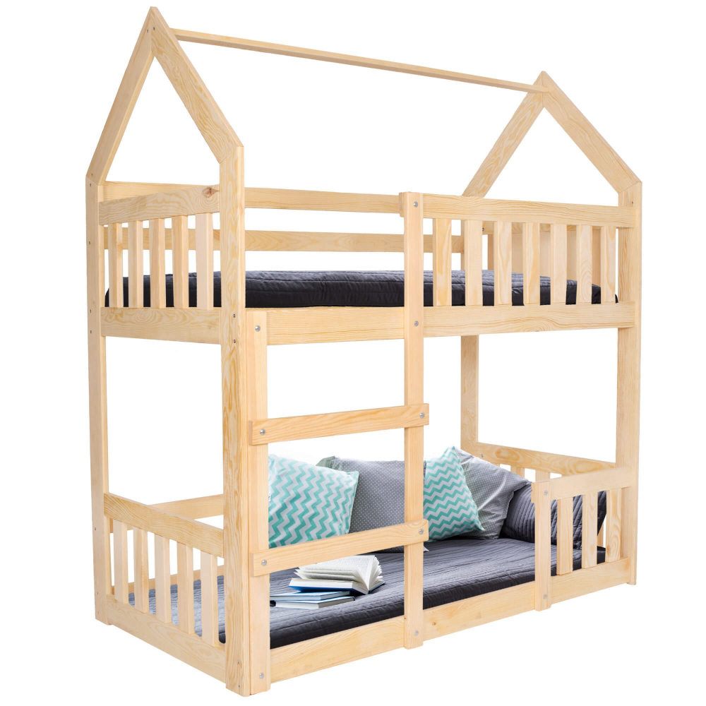 Detská dvojposchodová posteľ so zábranou SPRINGOS MAXÍK